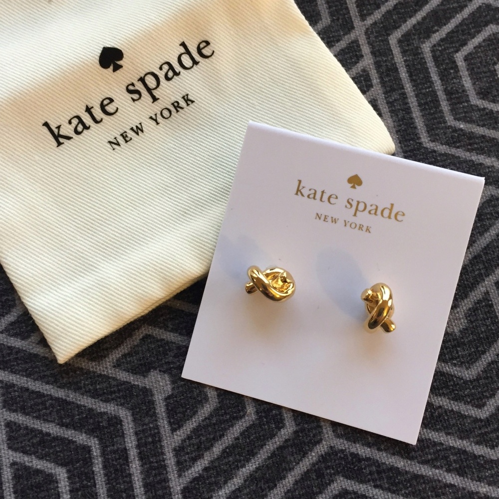 Kate Spade Sailor's Knot Earrings NWT